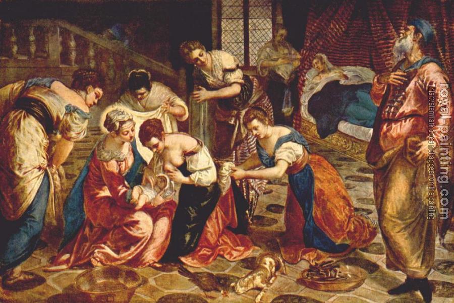 Jacopo Robusti Tintoretto : The Birth of St John the Baptist